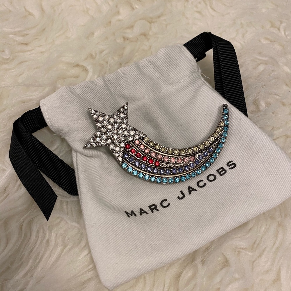 PRICE FIRM! Marc Jacobs Brooch Pin Rainbow Shooting Star